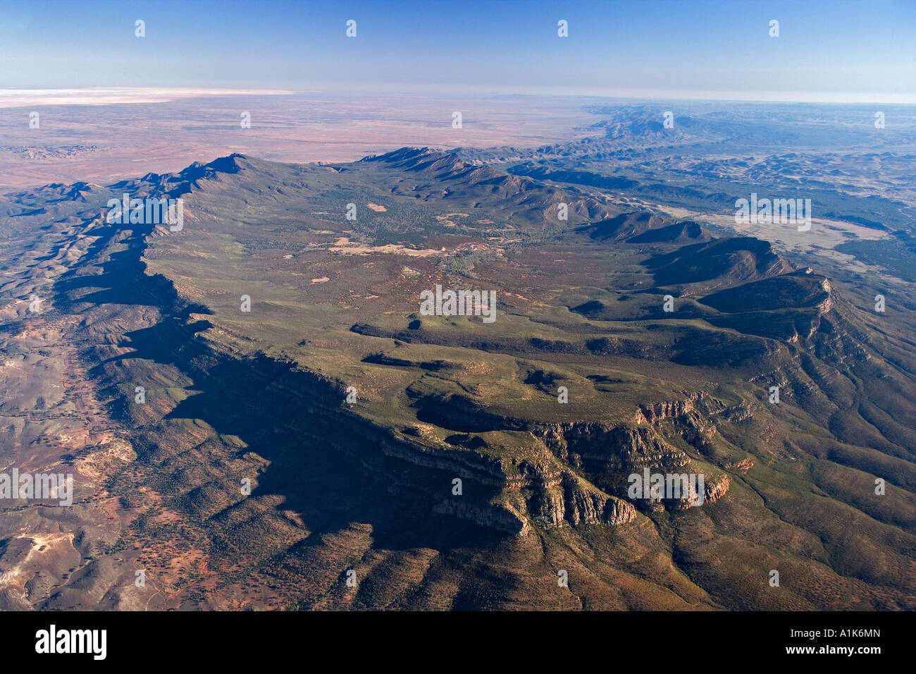 Wilpena Pound Flinders Ranges South Australia Australia aerial Stock Photo Alamy