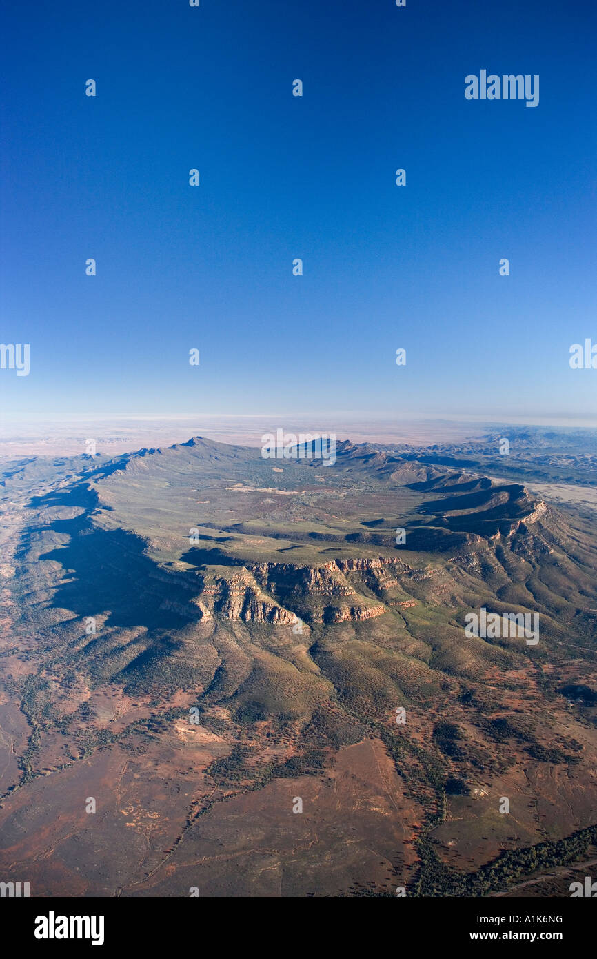 Wilpena Pound Flinders Ranges South Australia Australia aerial Stock ...