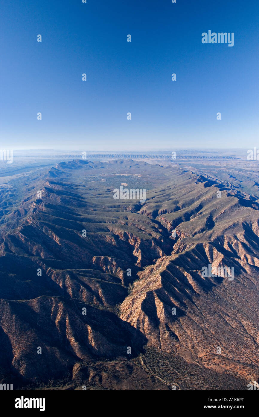 Wilpena Pound Flinders Ranges South Australia Australia aerial Stock ...