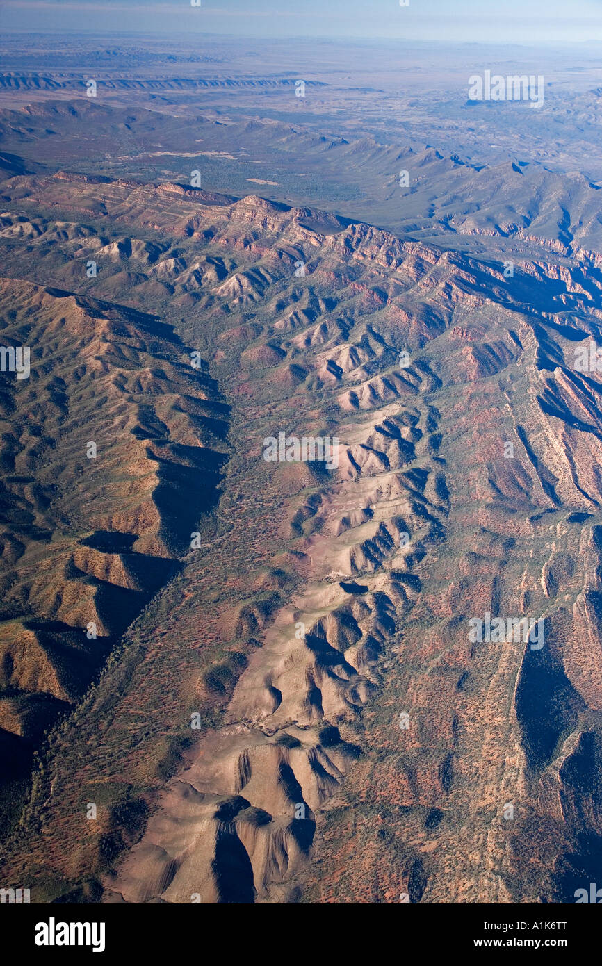 Flinders Ranges Abc Ranges ABC Range left Heysen Range right and Wilpena Pound top Flinders Ranges ...