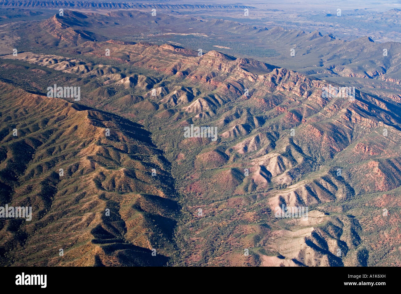 Flinders Ranges Abc Ranges ABC Range left Heysen Range right and Wilpena Pound top Flinders Ranges ...