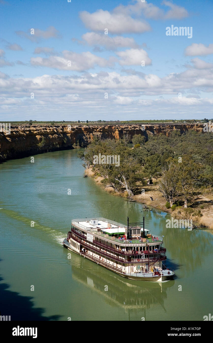 Murray Princess Paddle Steamer Big Bend near Swan Reach Murray River