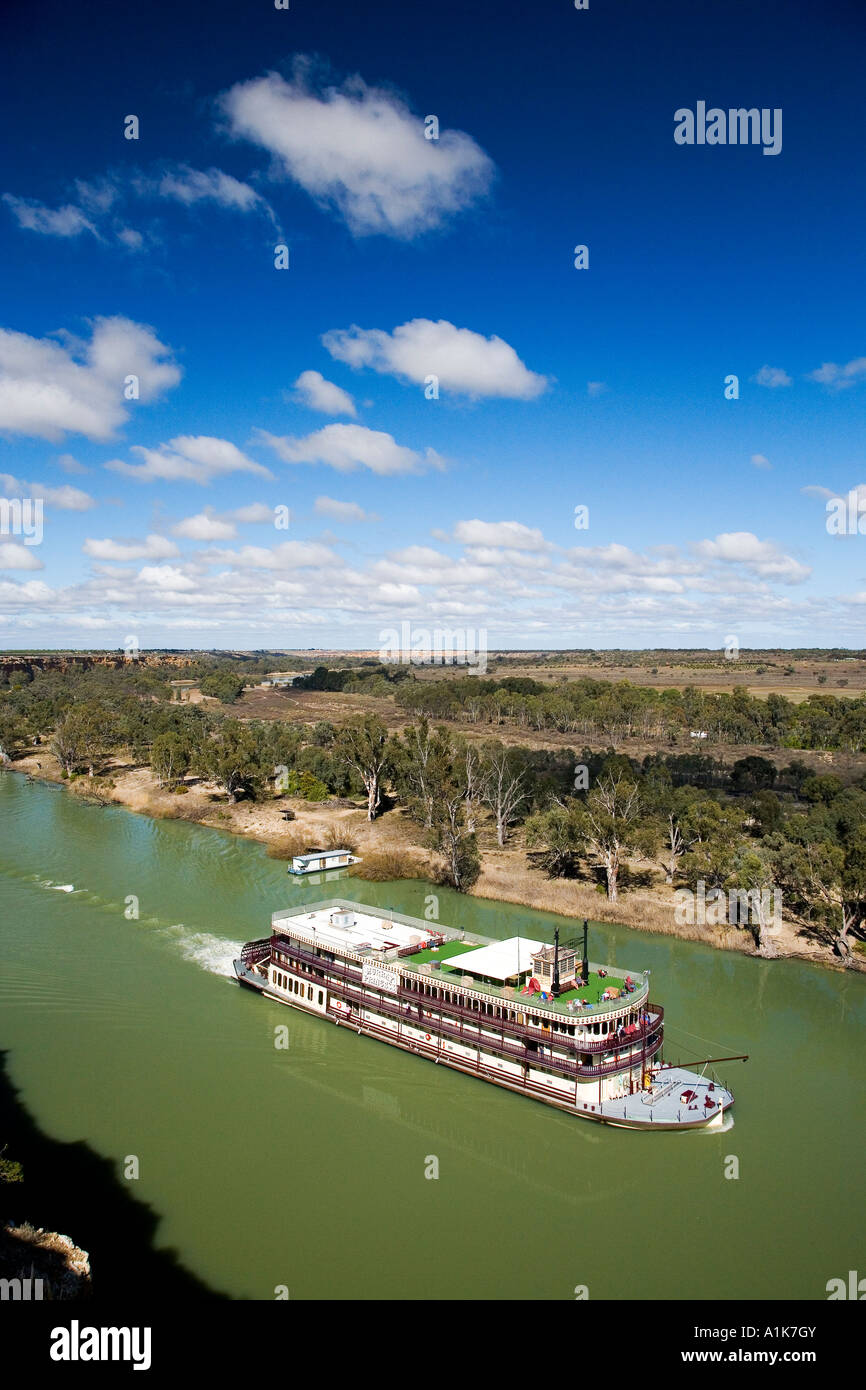 Murray Princess Paddle Steamer Big Bend near Swan Reach Murray River