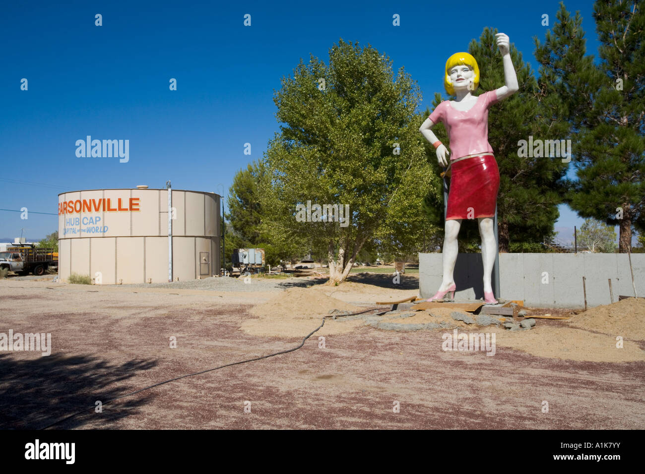 Junkyard Pearsonville California United States of America Stock Photo