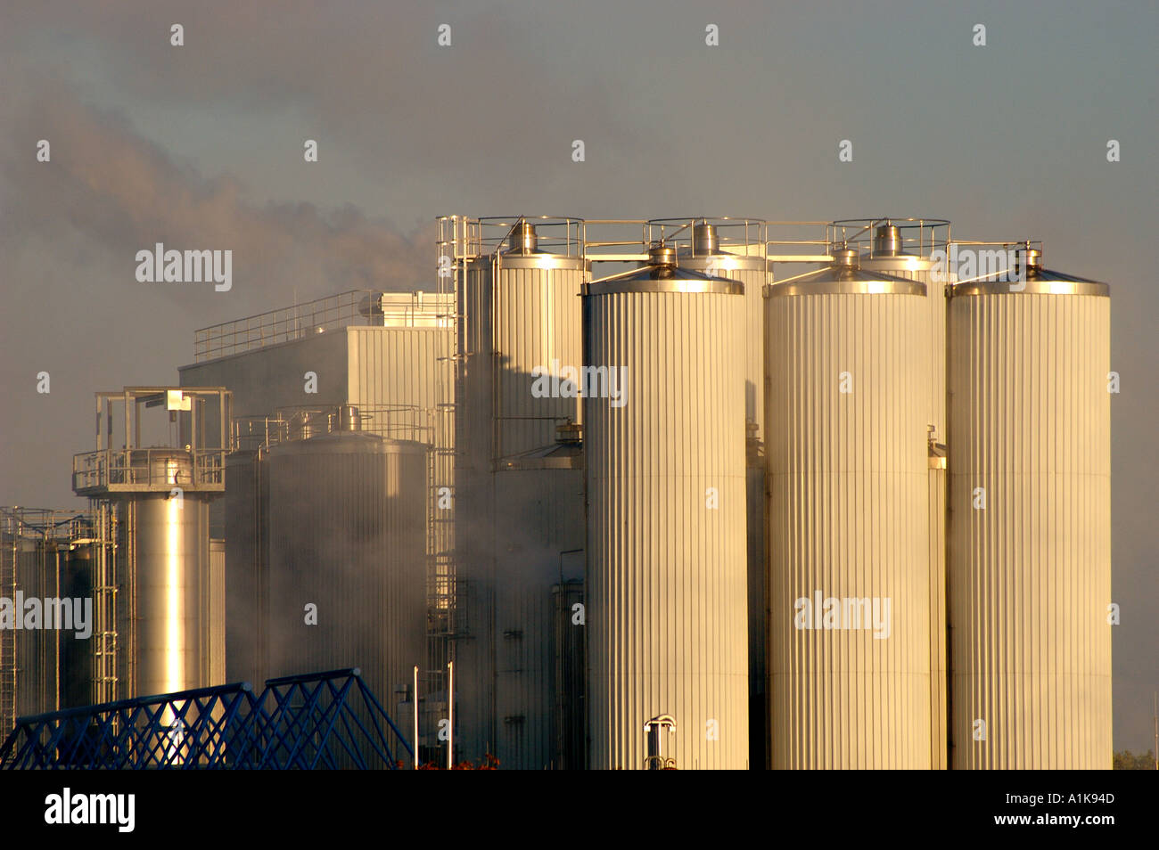 Dairy plant Stock Photo Alamy
