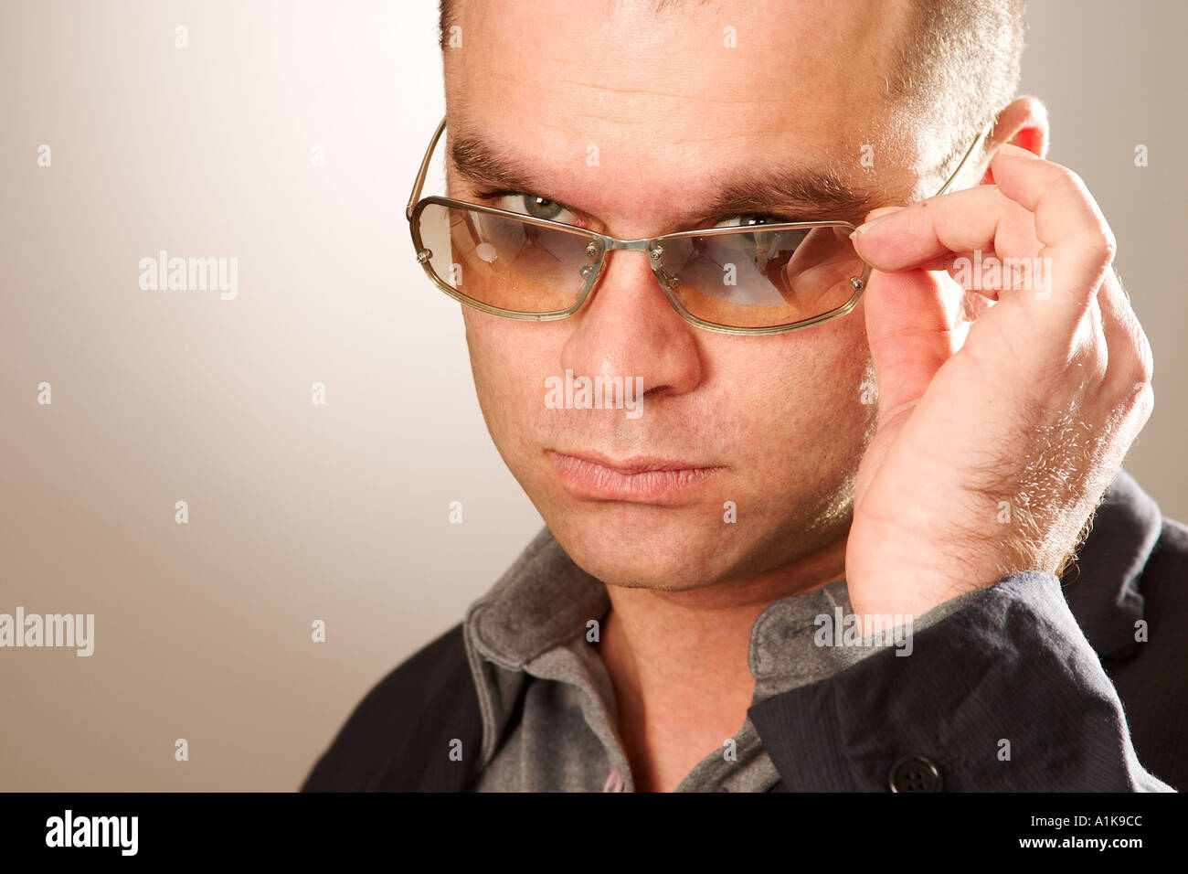 MR Cool guy with sunglasses Stock Photo - Alamy