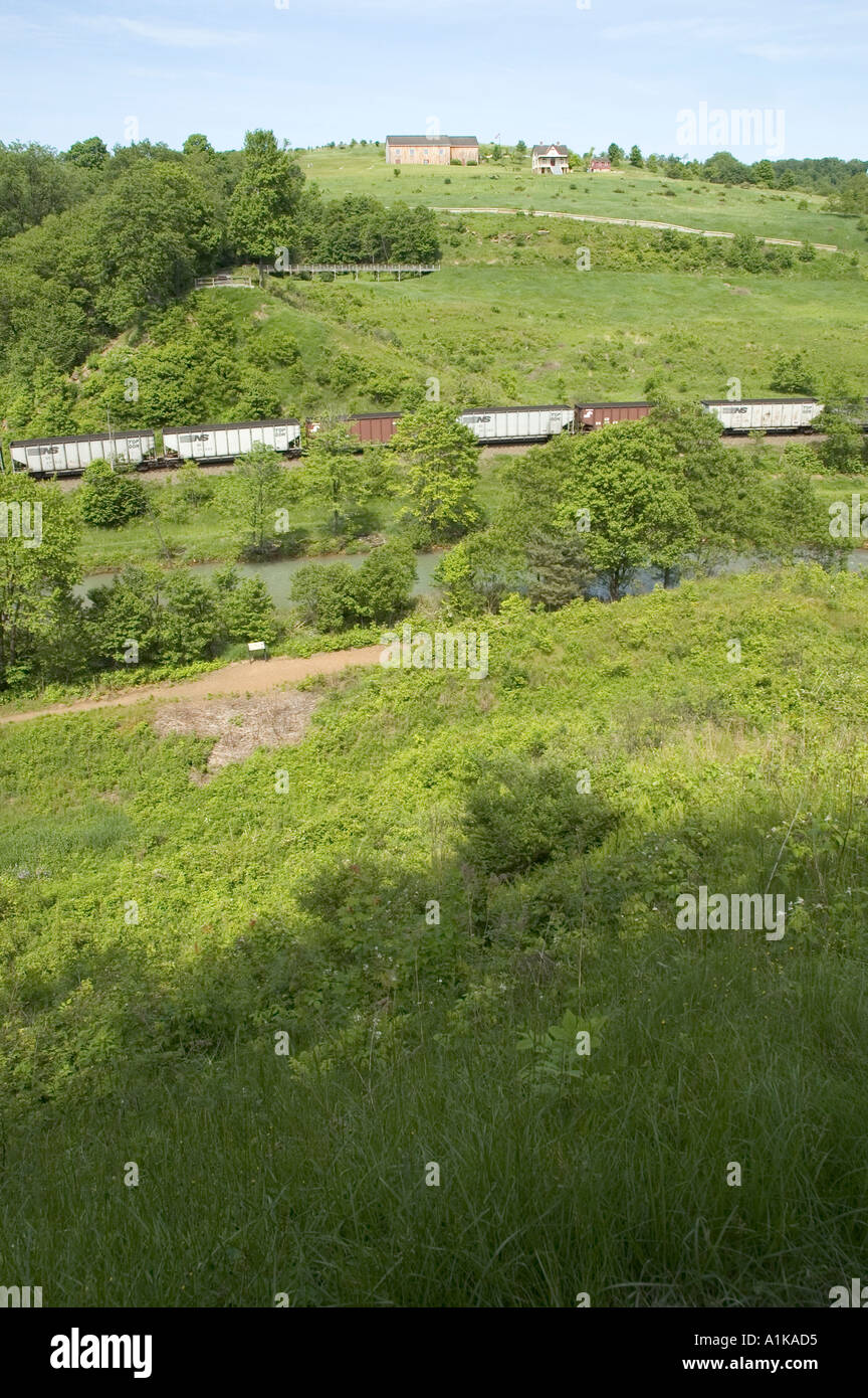 Johnstown Flood National Monument site of the dam break in the great