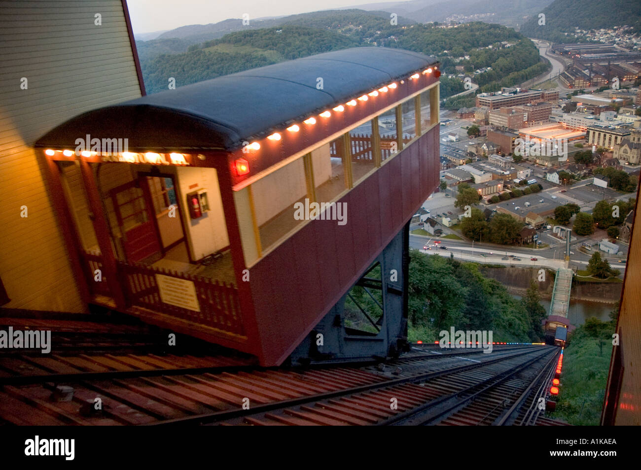 Johnstown PA Pennsylvania site of devastating flood of 1889 Stock Photo