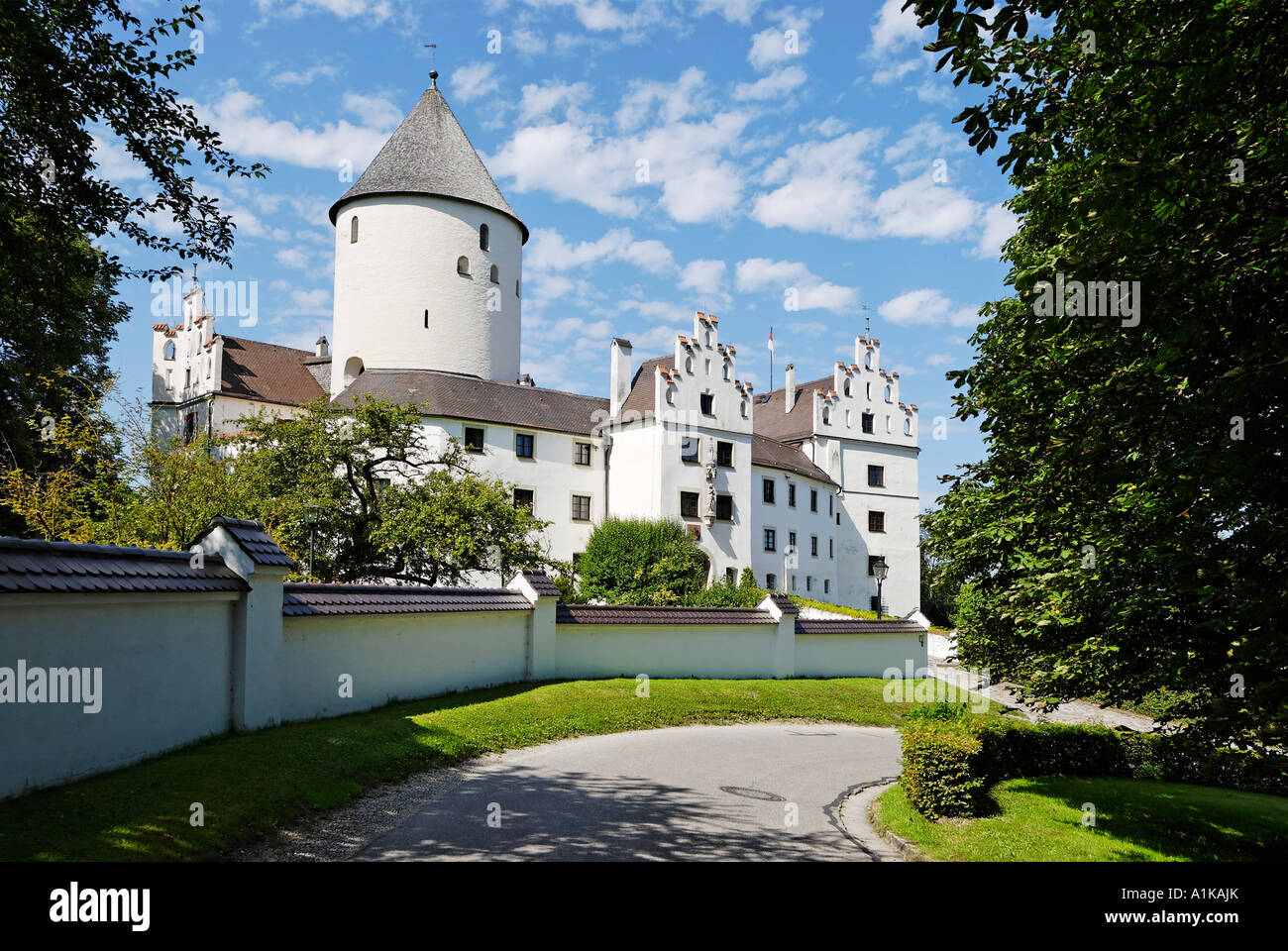 Kronwinkl district of Landshut Lower Bavaria Germany castle of the
