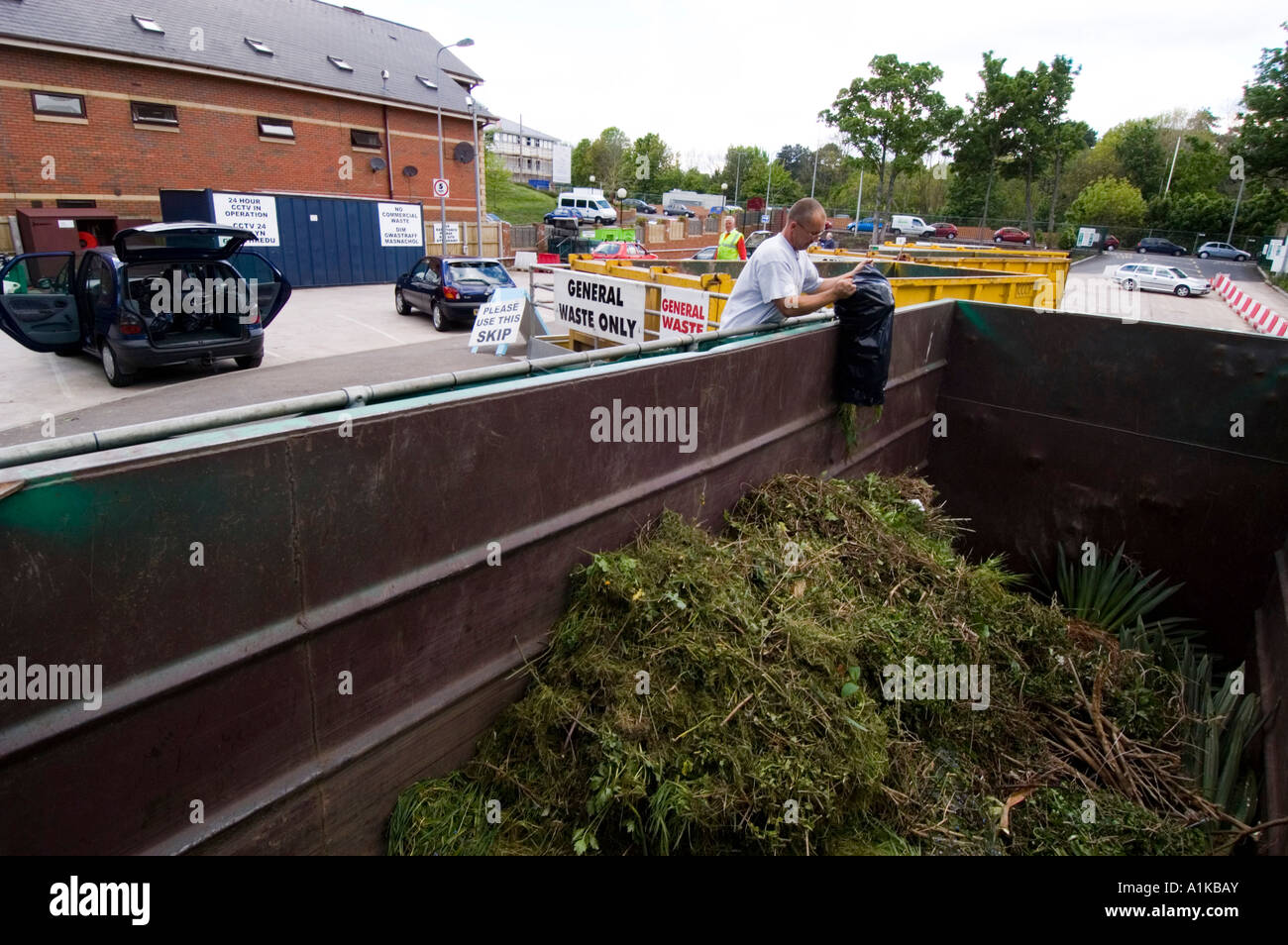 Photo inspiration: Picture Idea: Garden Waste At A Recycling Centre Stock Photo