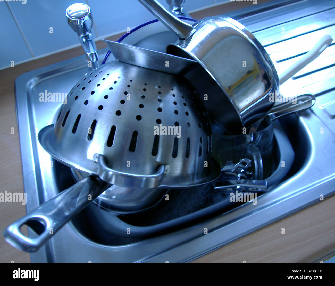 Dirty pots pans hires stock photography and images Alamy