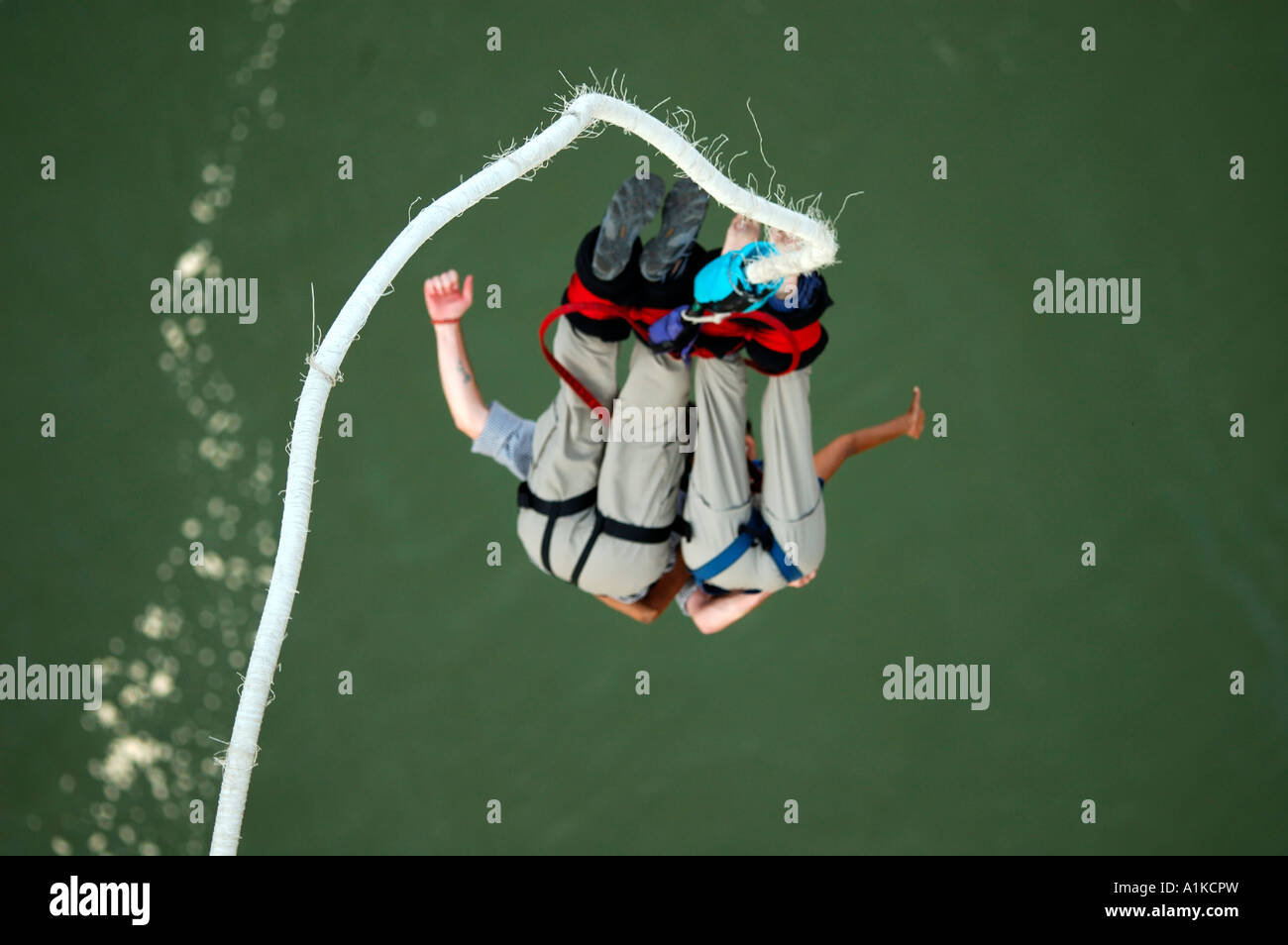 Bungee Jumping from the Victoria Falls, Zambia, Zimbabwe, Bridge Stock Photo Alamy