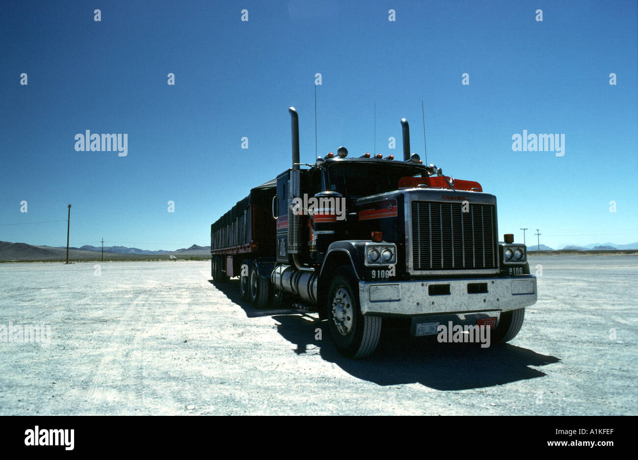American truck Stock Photo