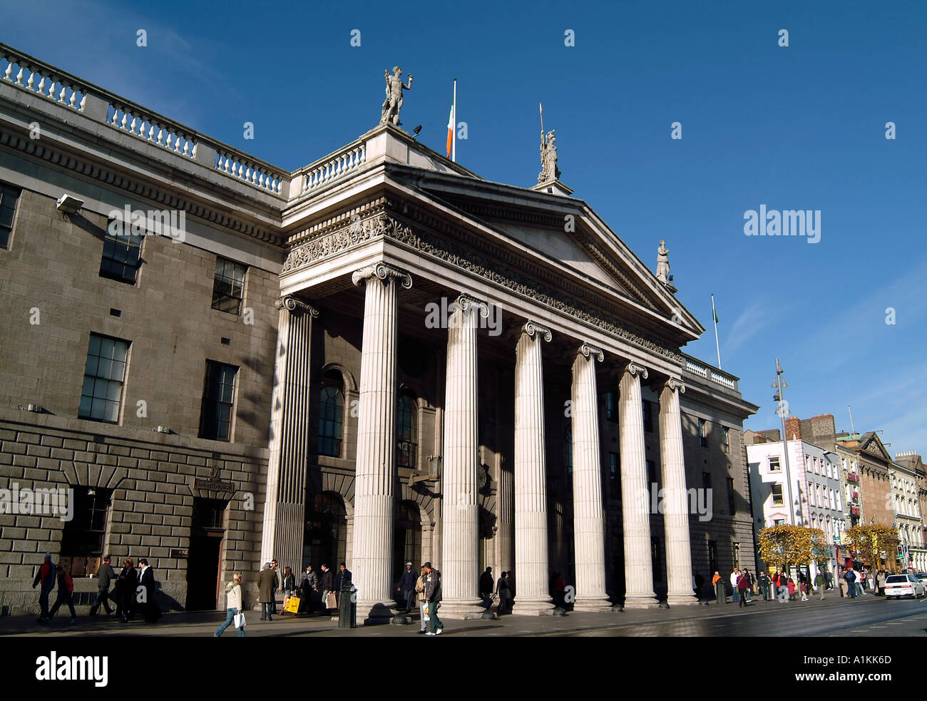 Dublin GPO O Connell Street Ireland Stock Photo