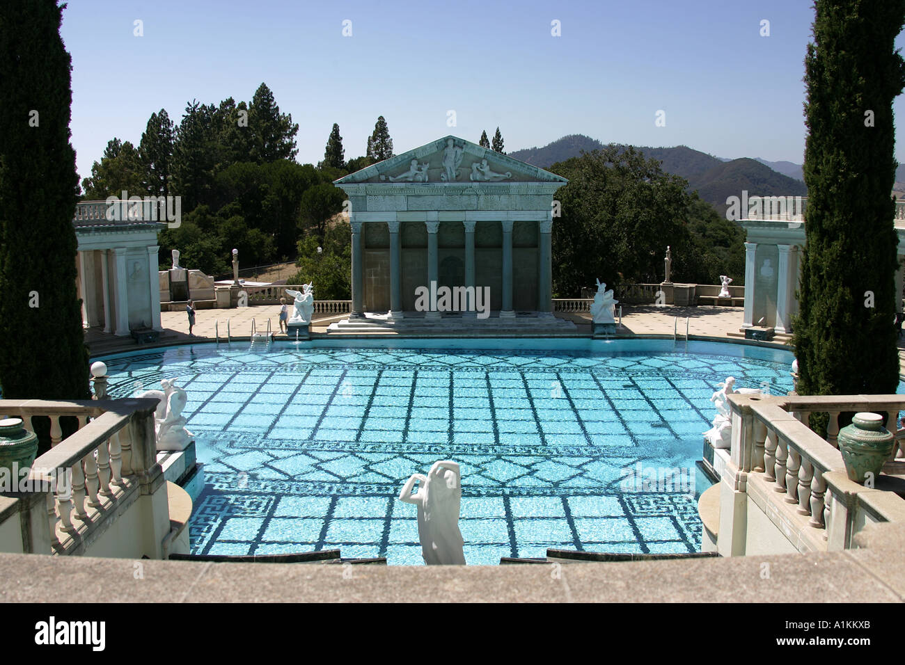 HEARST CASTLE,SAN SIMEON,CALIFORNIA,USA Stock Photo