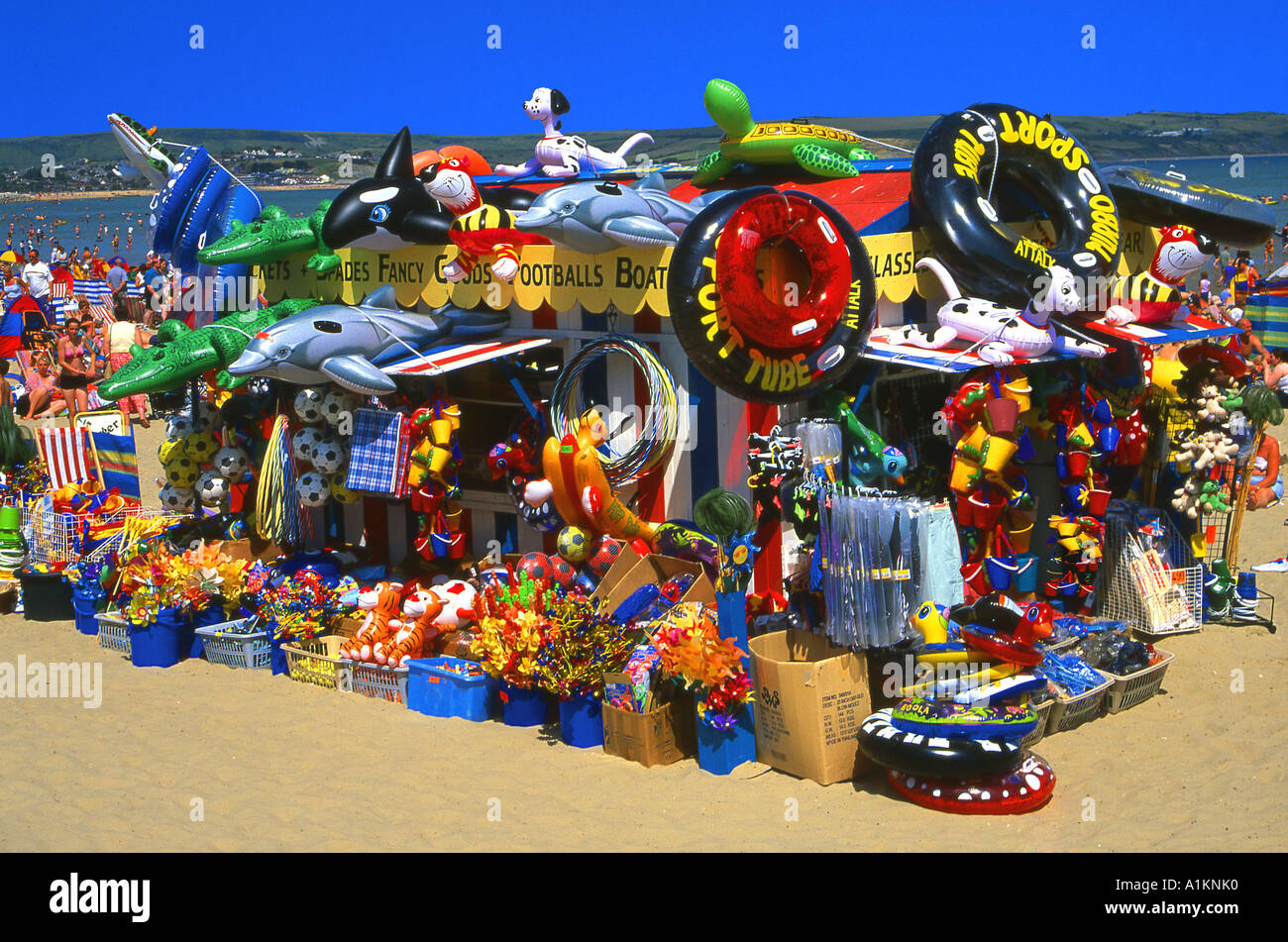 Weymouth Beach shop Stock Photo Alamy