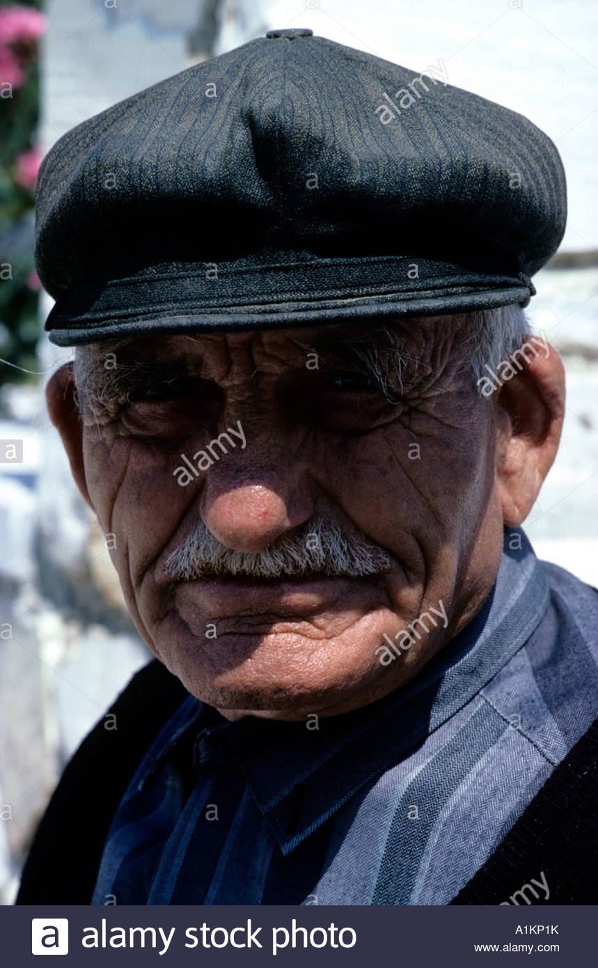 Portrait Old Greek Man Moustache High Resolution Stock Photography and ...