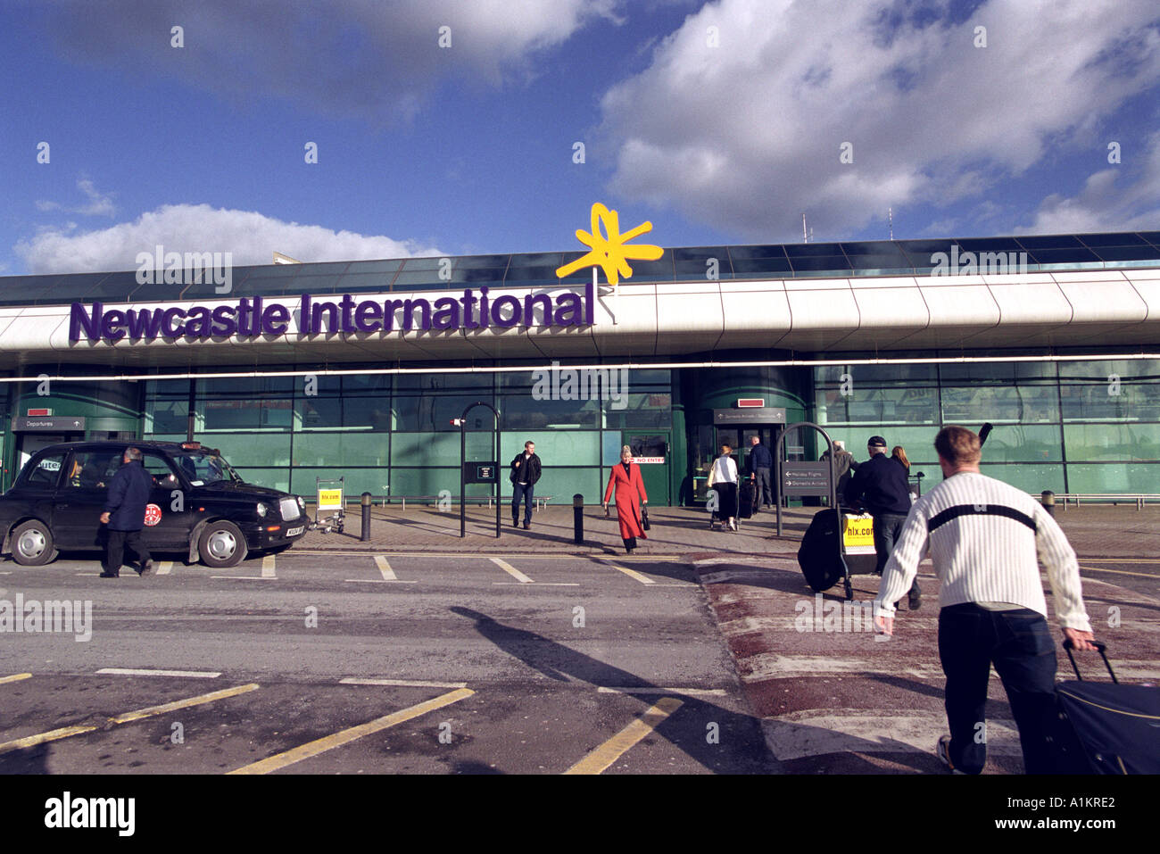 Newcastle International Airport Tyne and Wear Britain UK Stock Photo