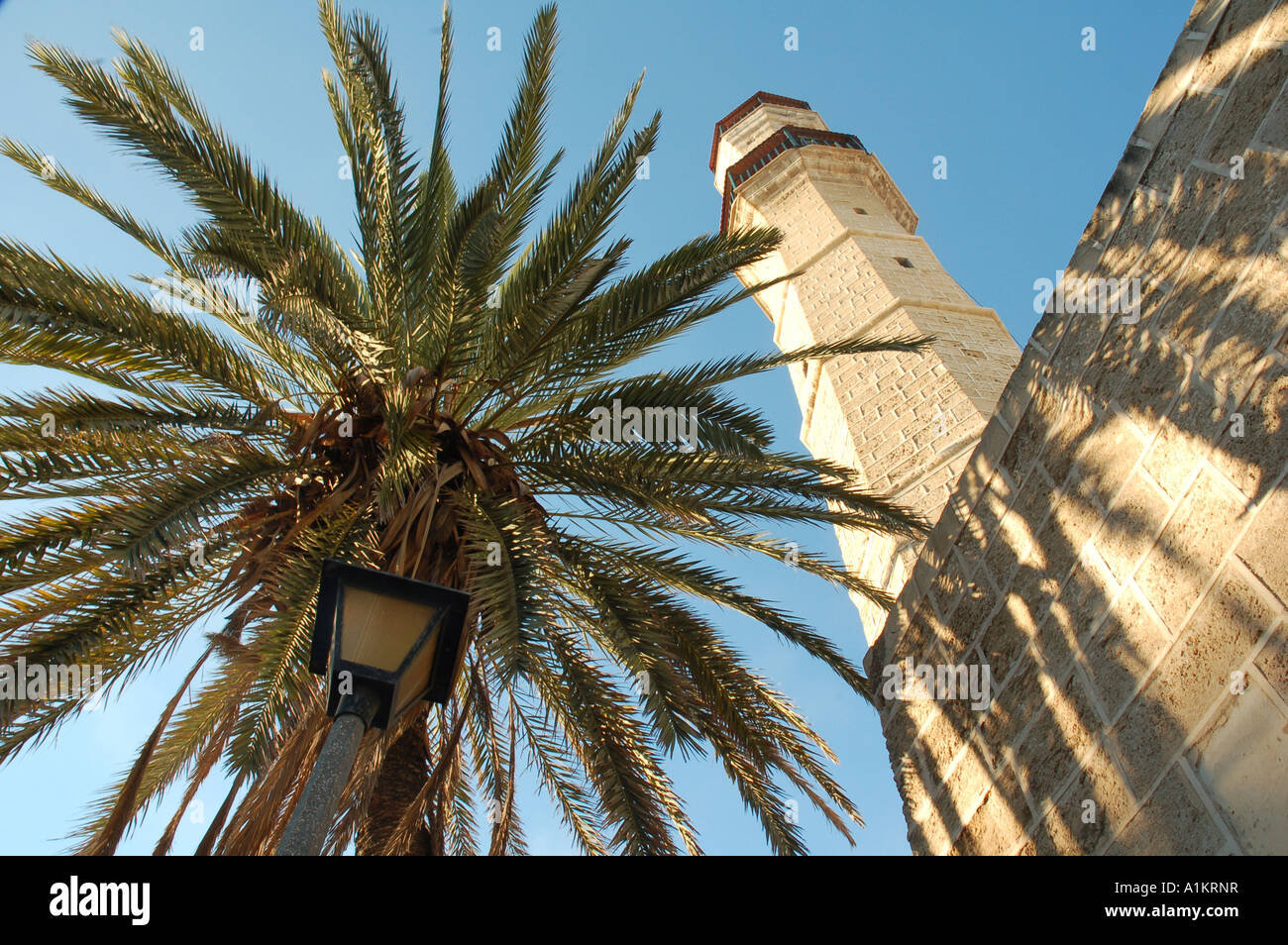 Israel Tel Aviv Jaffa Muhamidiya mosque great mosque is situated Between Yefet Street Olei Tzion and the sea Stock Photo