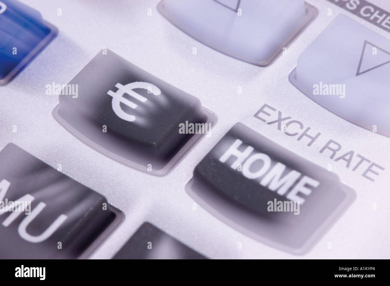 Electronic calculator keyboard Stock Photo Alamy