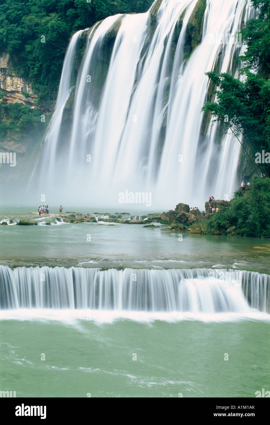 China Guizhou Province Anhun Huang Guo Shu Waterfall China's biggest ...