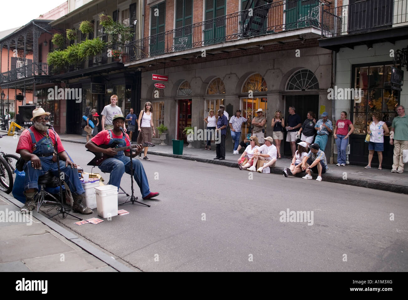 Street musicians in New Orleans USA Stock Photo - Alamy