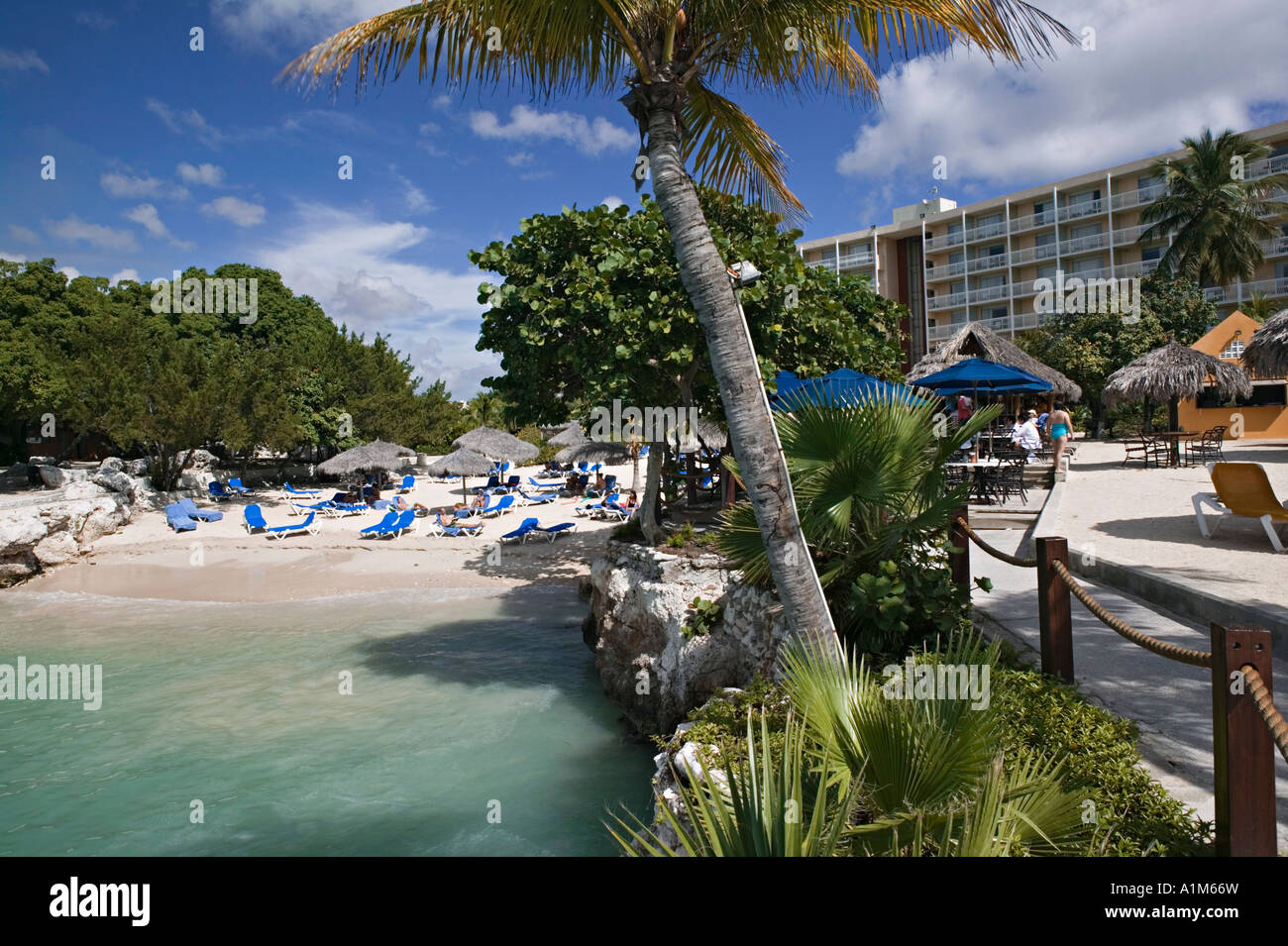 Piscadera Bay & Hilton Hotel, Curacao, Netherlands Antilles, Caribbean  Stock Photo - Alamy