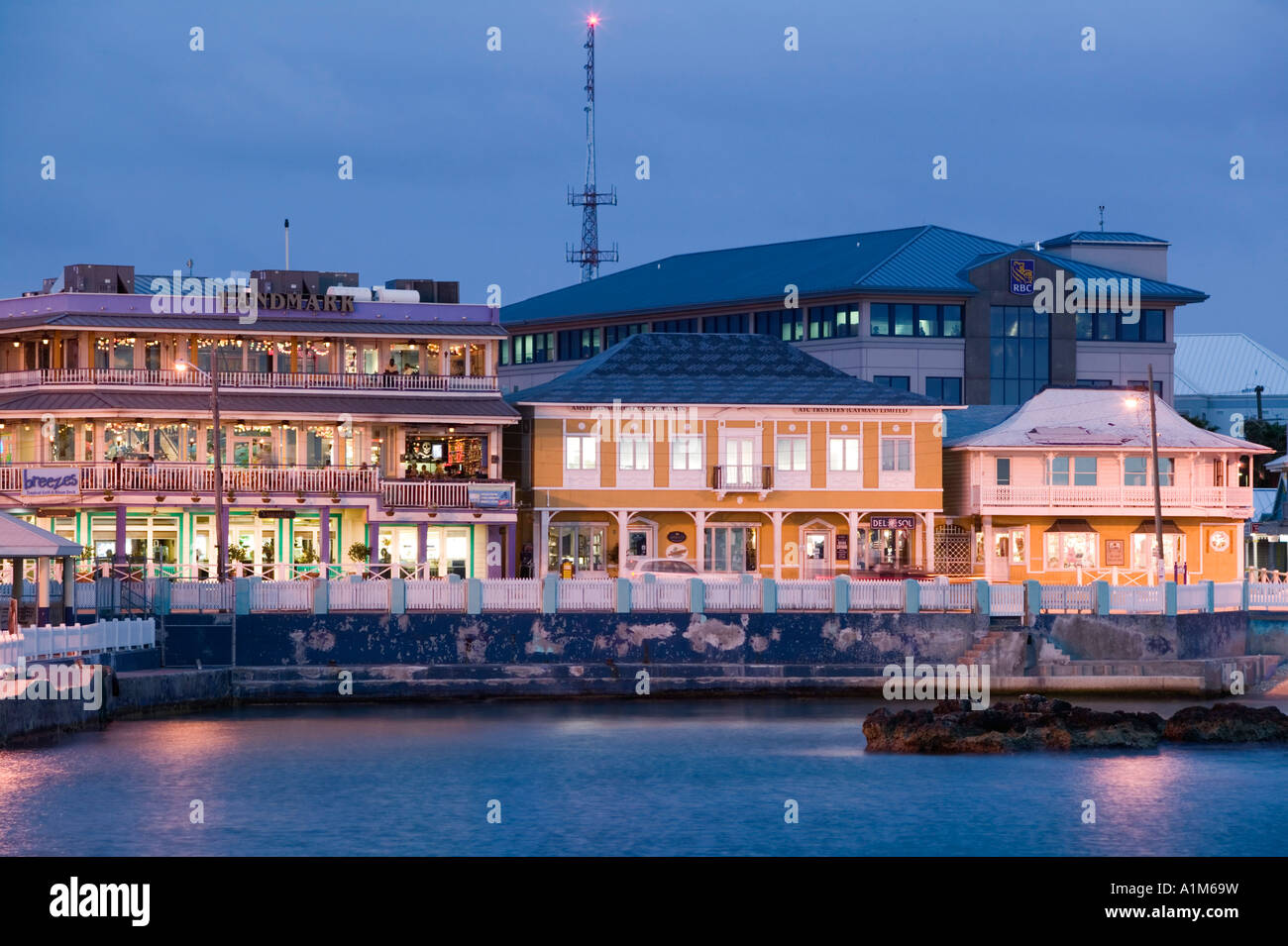 Waterfront, Grand Cayman, Cayman Islands, Caribbean Stock Photo Alamy