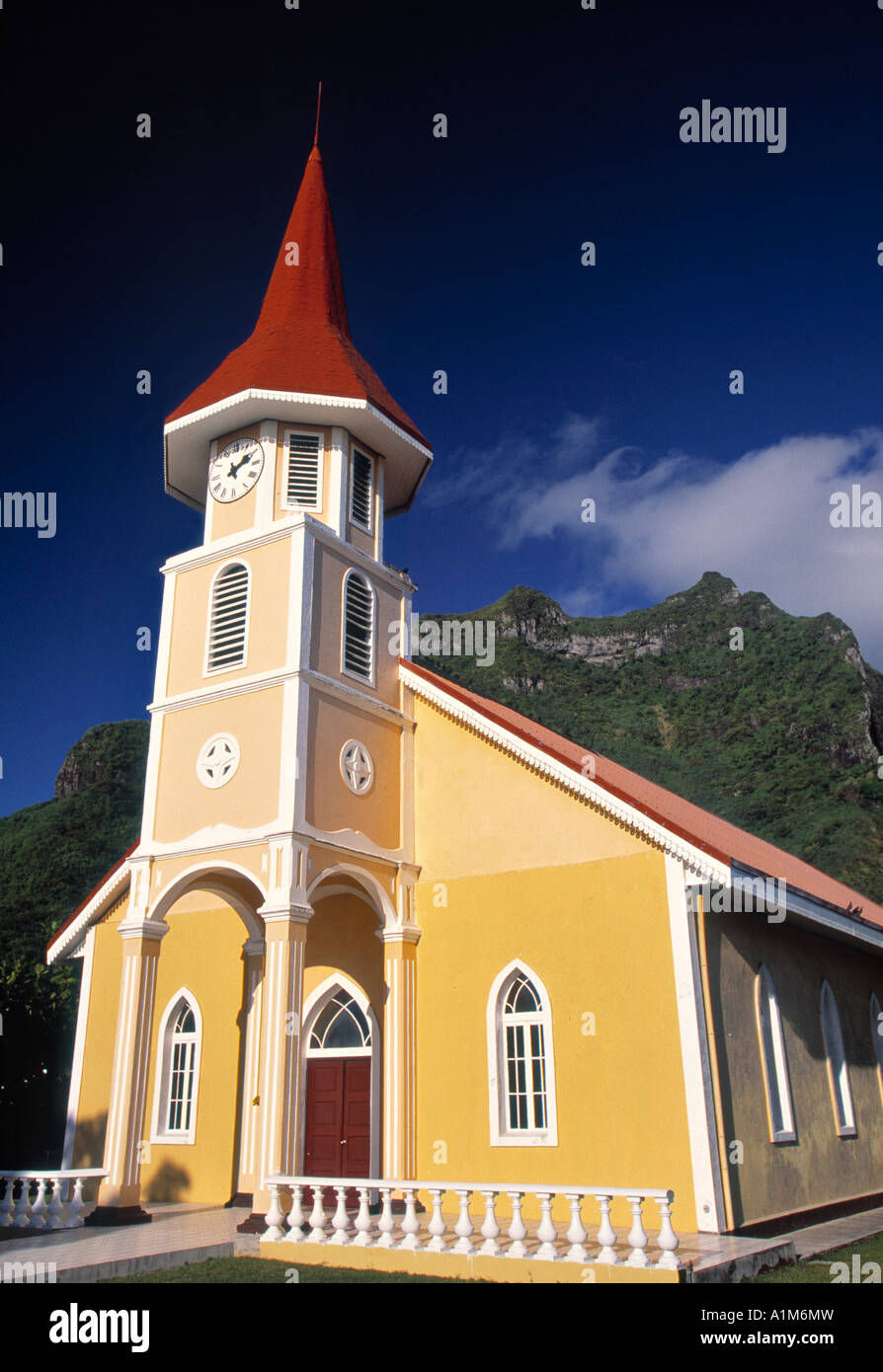 Vao church, Ile des Pins, New Caledonia Stock Photo