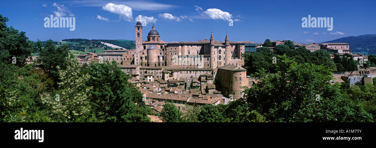Palazzo Ducale, Urbino, Le Marche, Italy, Europe Stock Photo