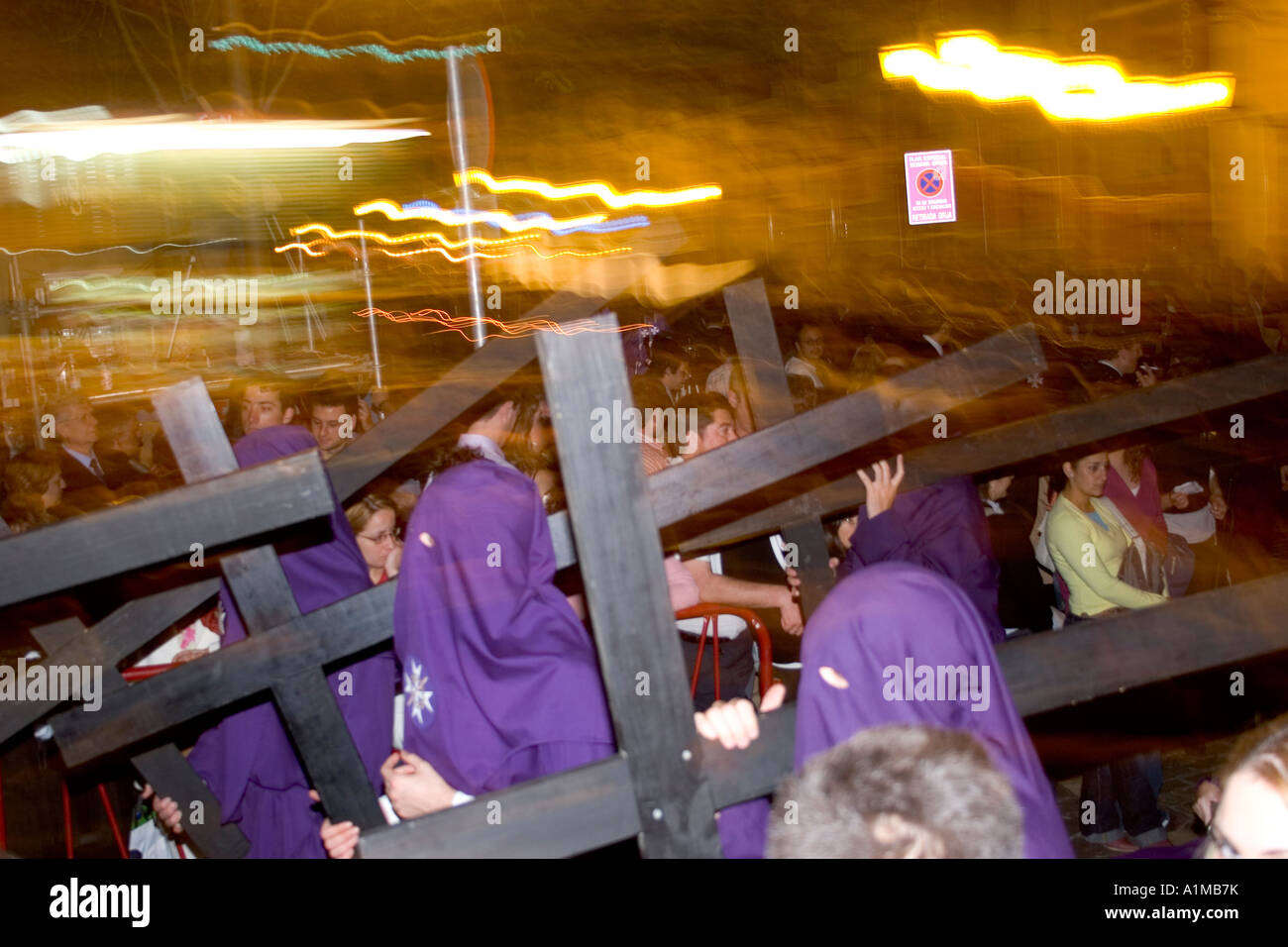 Holy Week Semana Santa In Seville Spain Stock Photo Alamy