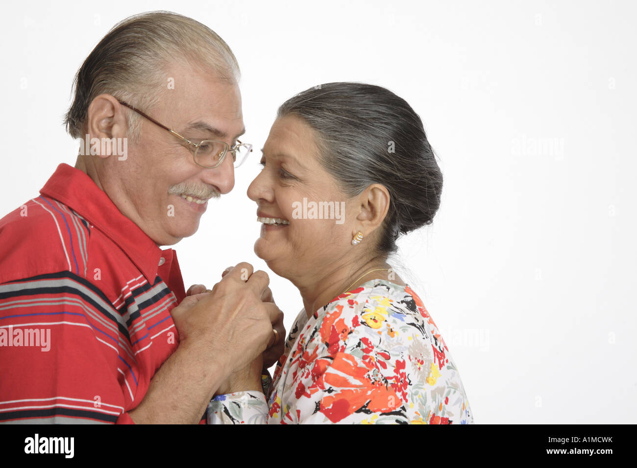 old couple holding hands - MR# Stock Photo