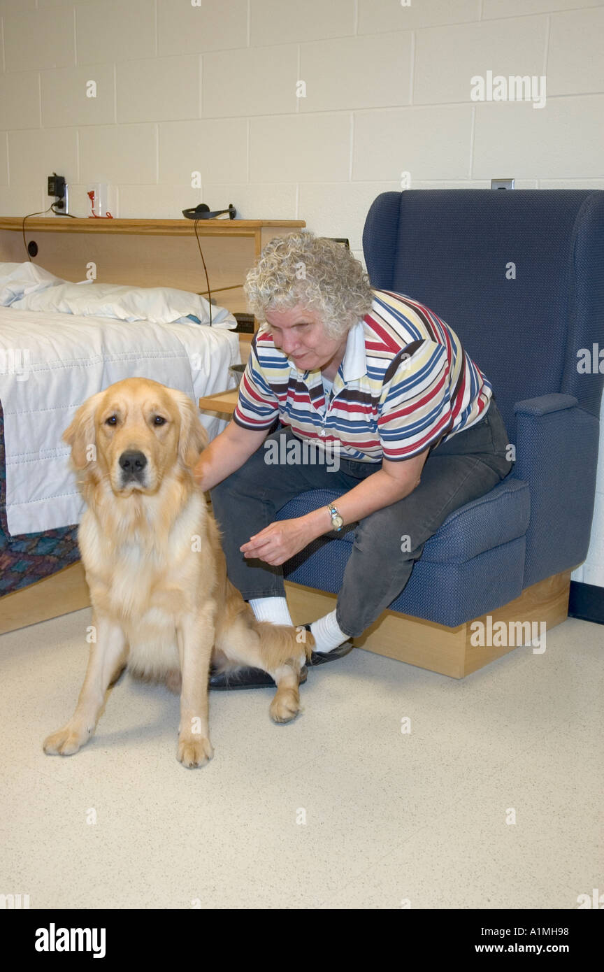In the Polk Residence and Training Center of Leader Dogs for the blind