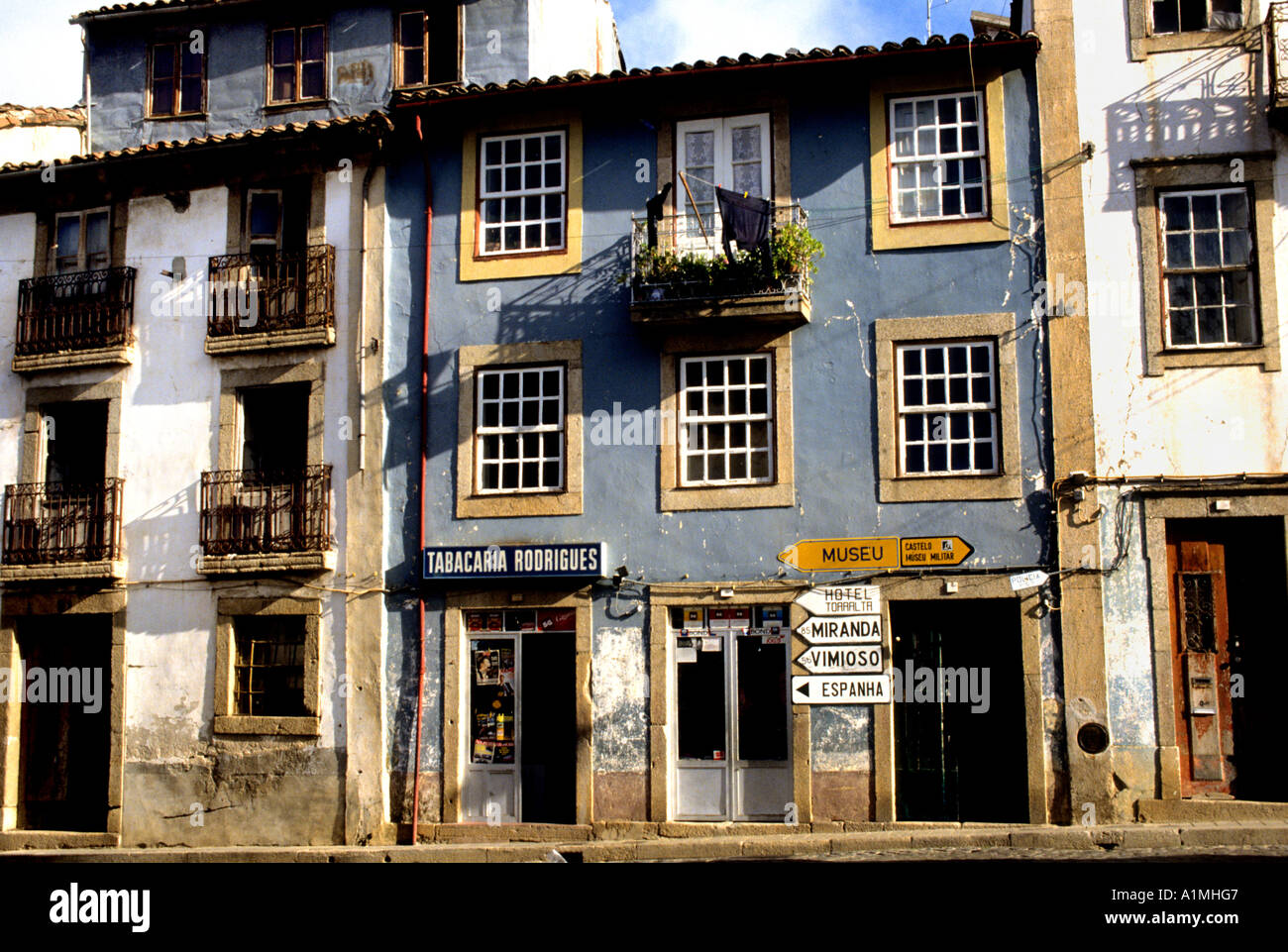 Braganca Portuguese Portugal Castle Fort old Town Stock Photo