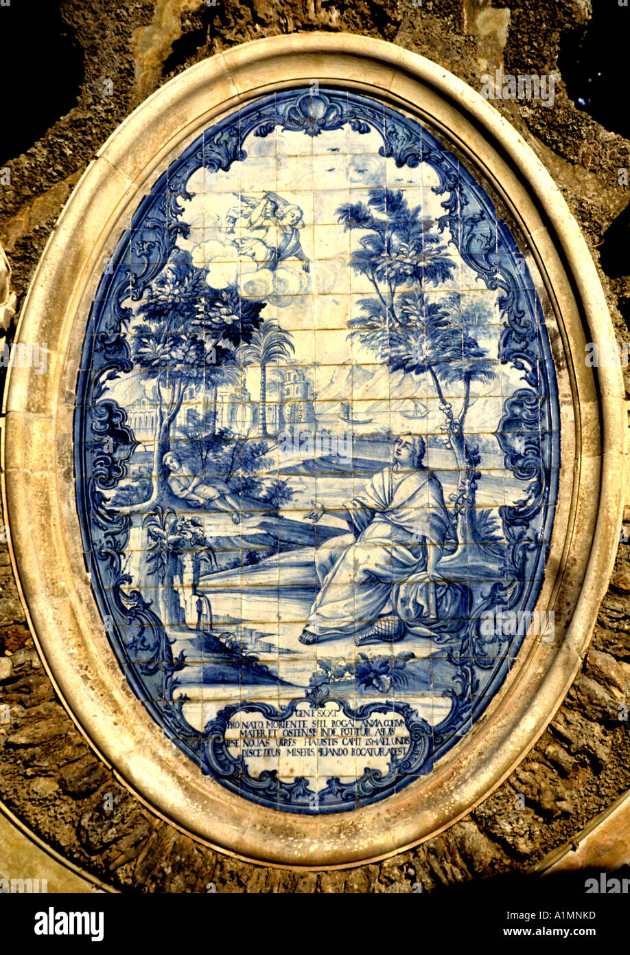 Azuleos blue tiles hi-res stock photography and images - Alamy