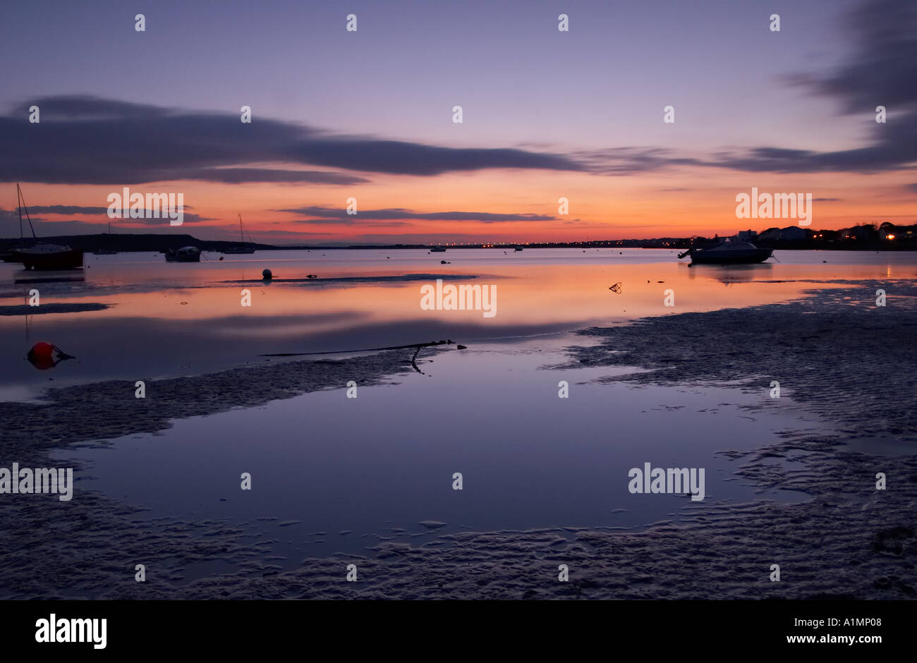 Mudeford Quay near Chirstchurch Dorset UK Stock Photo