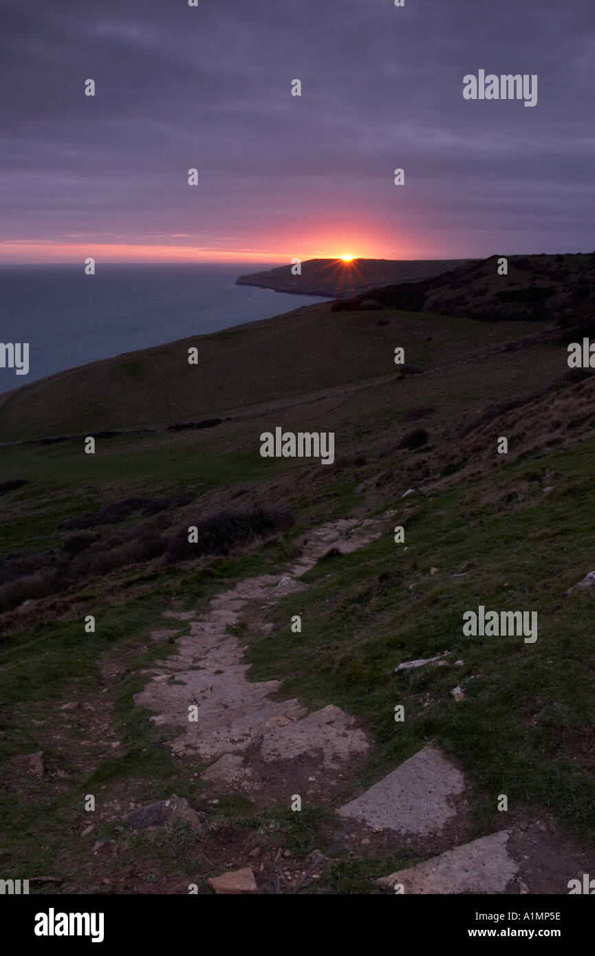 Dancing Ledge Isle of Purbeck Dorset UK Stock Photo