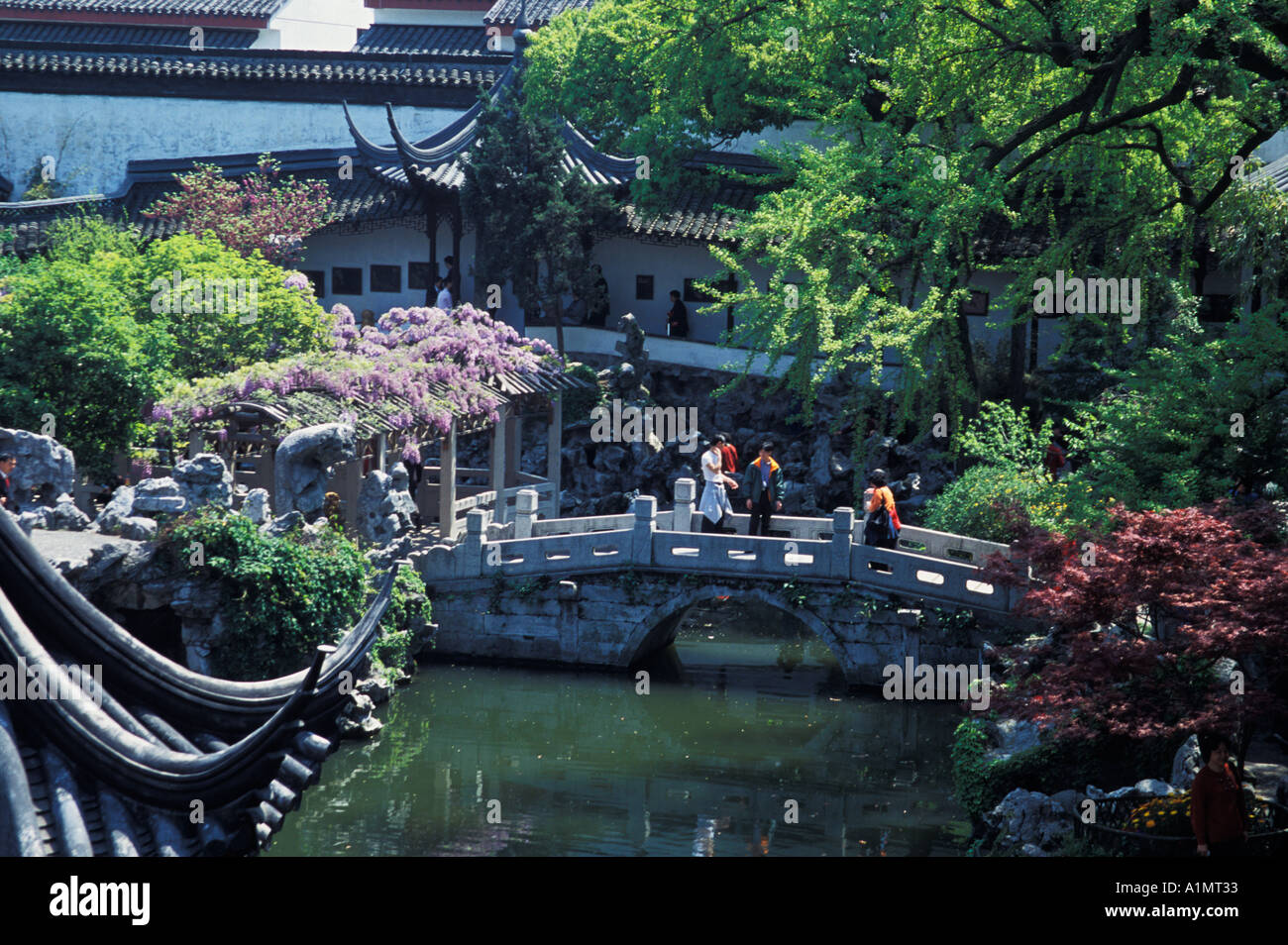 Landscape in Humble Administrator s Garden Suzhou Jiangsu Province China Stock Photo