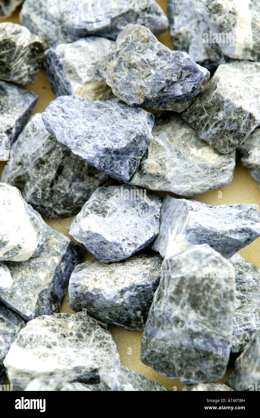 lapislazuli, mineral, nature, rock, texture, geologycal Stock Photo