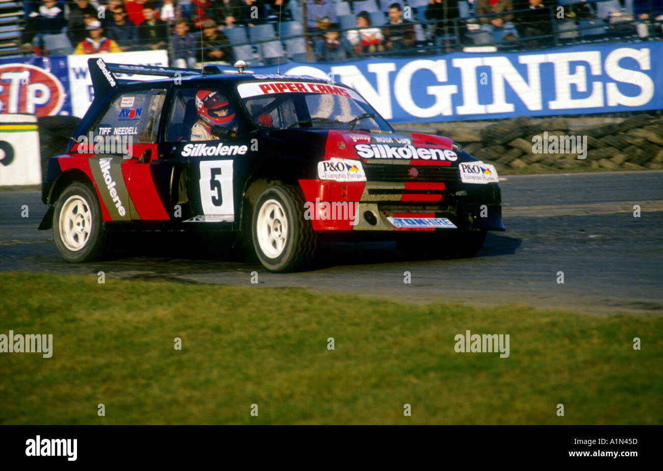Rally Cross Car Racing Brands Hatch Kent Driver tiff needell Stock