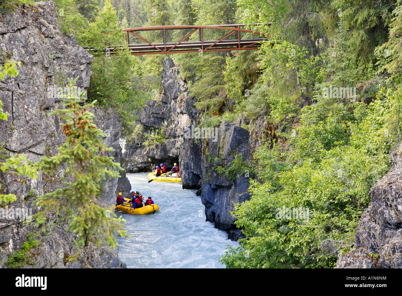 White Water Rafting Six Mile Creek Kenai Peninsula Chugach National ...
