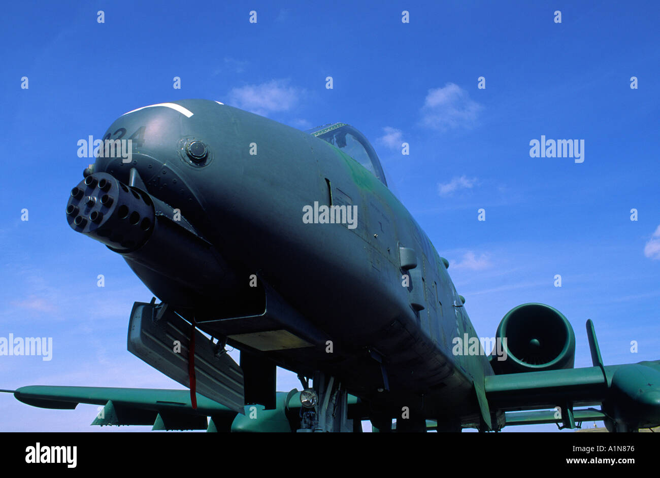 A 10 Thunderbolt jet tank buster aircraft United States Air Force USAF Stock Photo