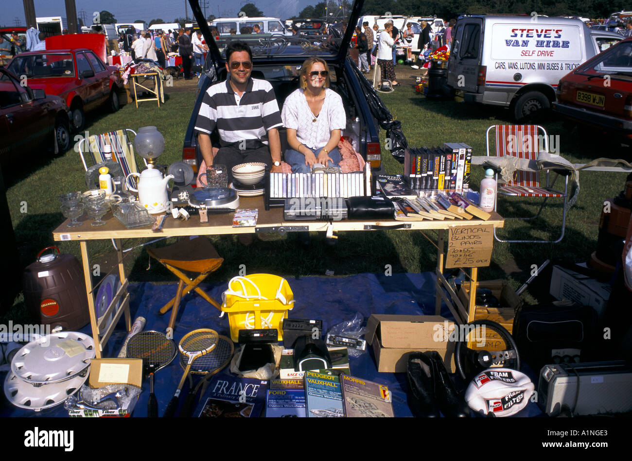 Car Boot Sale Essex Stock Photo 3362018 Alamy
