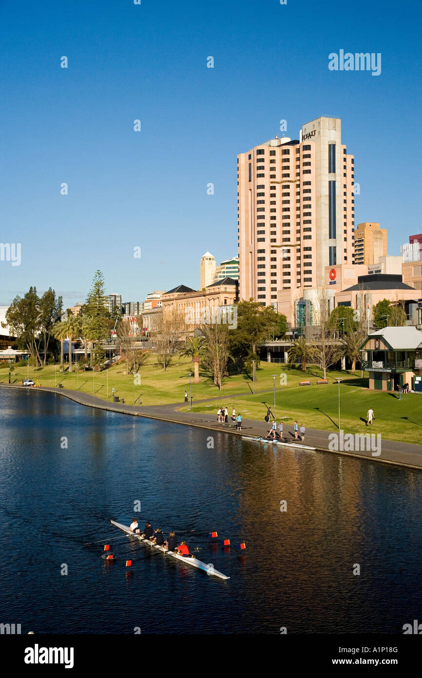 Hyatt Regency Hotel Adelaide Convention Centre Rowers and Torrens Lake Adelaide South Australia Hyatt Regency Hotel Adelaide Convention Centre Rowers and Torrens Lake Adelaide South Australia