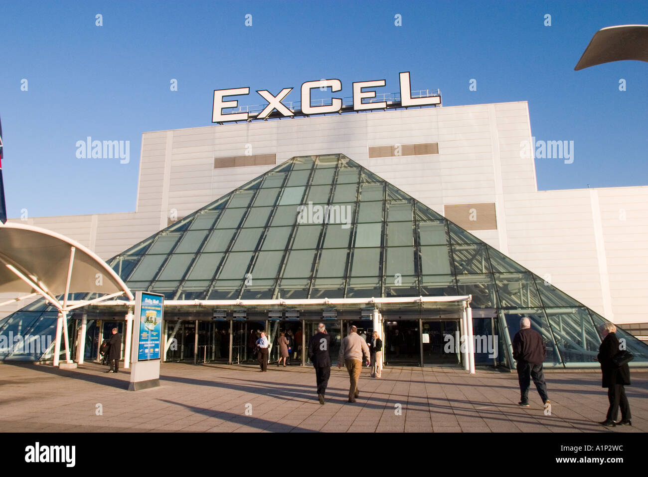 Excel London the International exhibition and conference centre in  Docklands, East London GB UK Stock Photo - Alamy