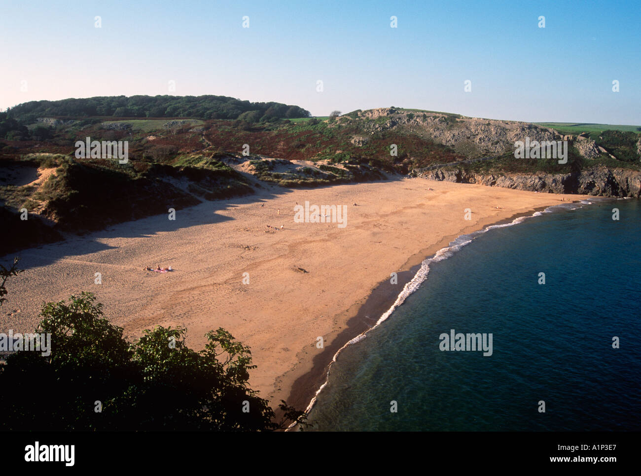 Barafundle Bay Pembrokeshire 14164AD Stock Photo - Alamy