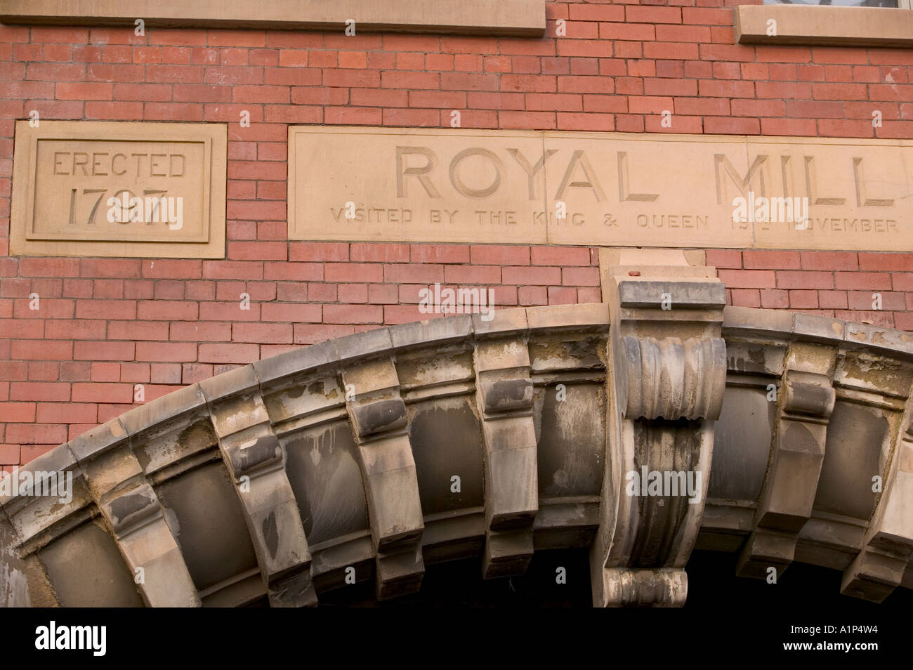 Royal Mill, Manchester, an old cotton mill being converted into luxury