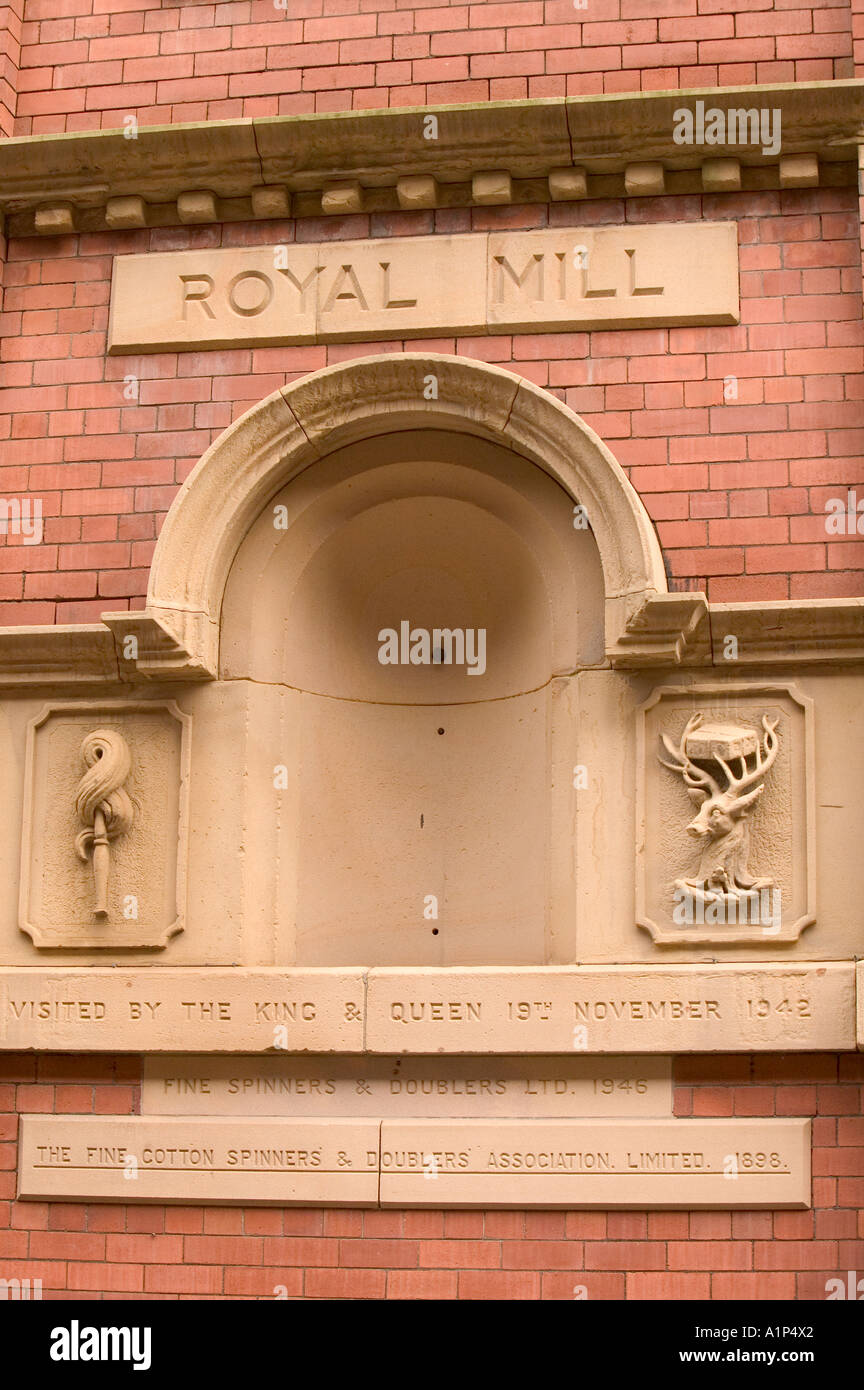 Royal Mill, Manchester, an old cotton mill being converted into luxury