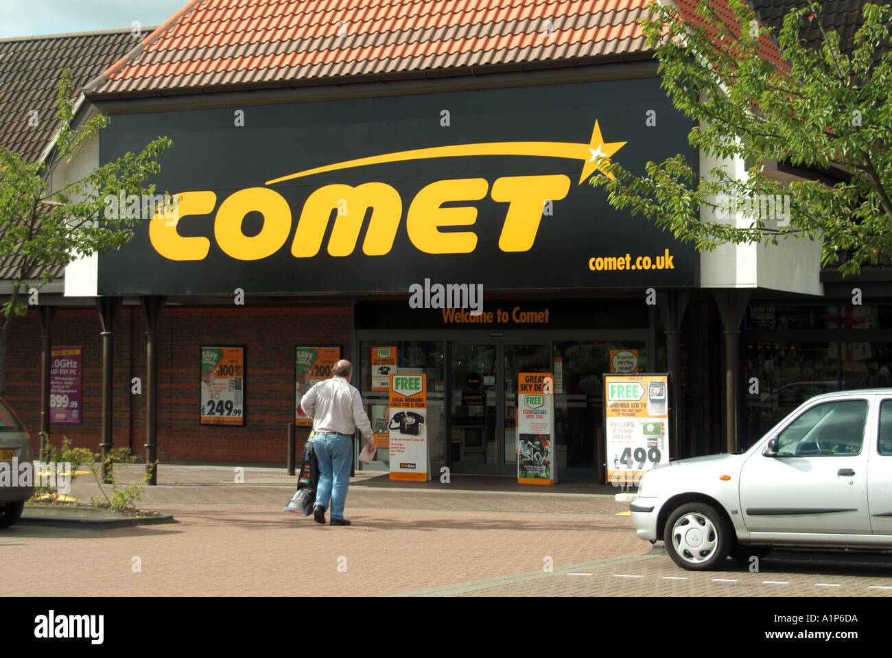 Chelmsford Chelmer Village retail park Comet electrical store Stock Photo
