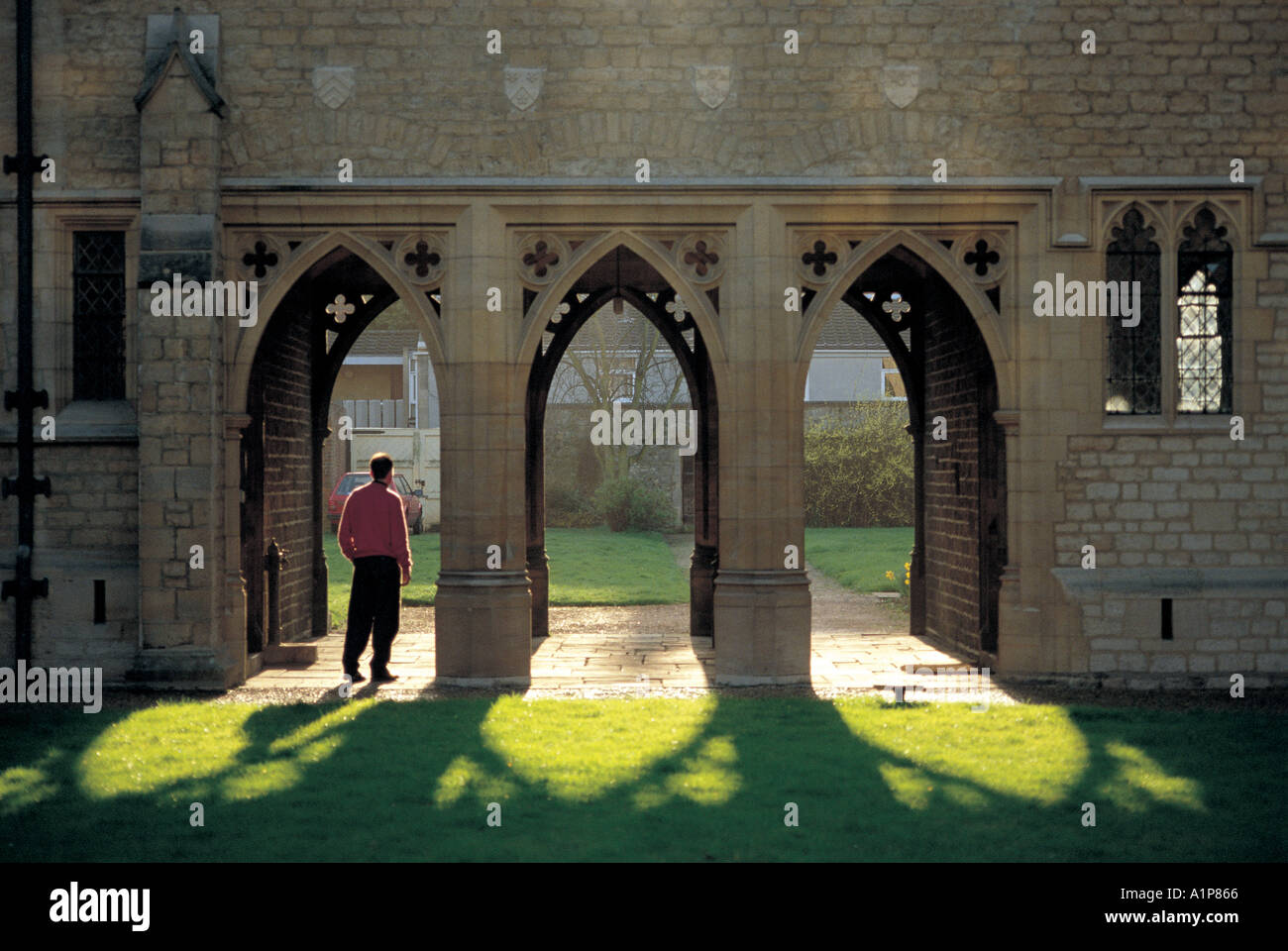 The Four Colleges Arch St Cross College Oxford Stock Photo - Alamy